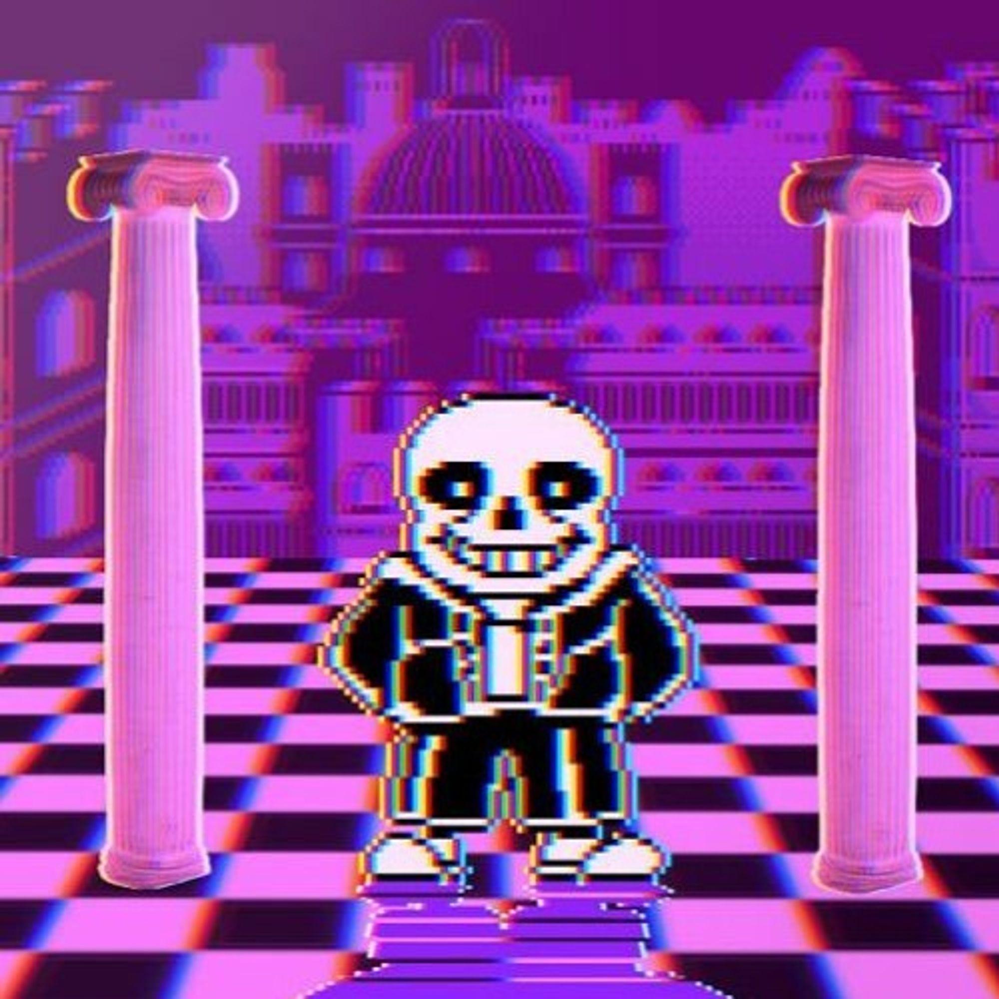 Megalovania, but with vaporwave.